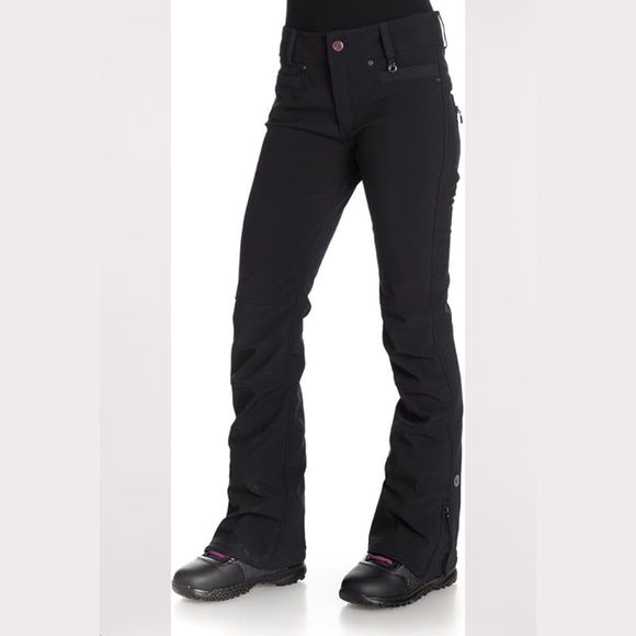 Roxy SNOW Juniors Creek Softshell Snow Pant - Anthracite - Picture 1 of 4